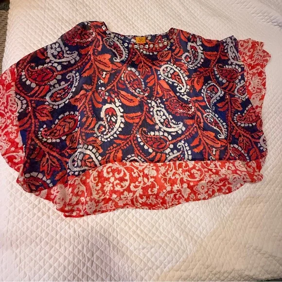 Ruby Rd. Multicolor Abstract Top - Picture 4 of 12